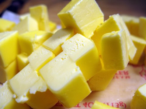 butter-pieces Make sure your fat is in small pieces