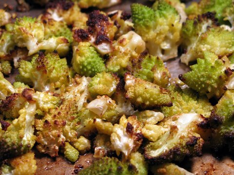 roasted romanesco cauliflower
