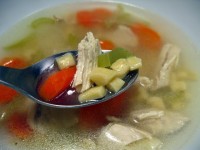 Chicken Soup with Homemade Pasta