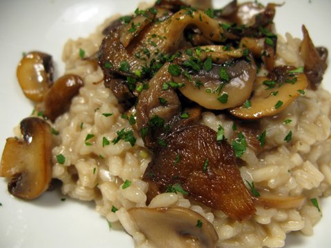 mushroom-risotto Oyster Mushroom Risotto