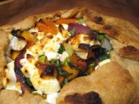 Winter Vegetable Crostata with Goat Cheese and Thyme